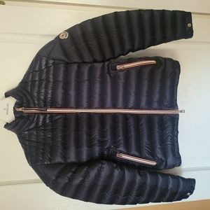Moncler Daniel Short Down Jacket size small/1 dark blue